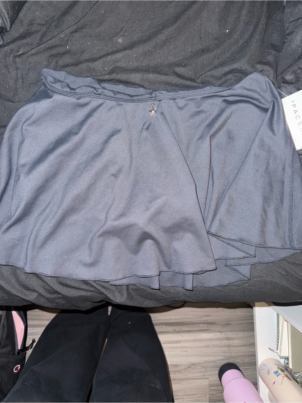 PacSun Navy Circle mini Skirt
